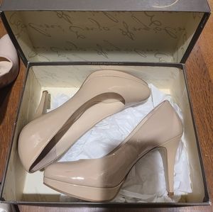 Enzo Angiolini Eadixy Patent Leather  Platform High Heels Shoes size 10.